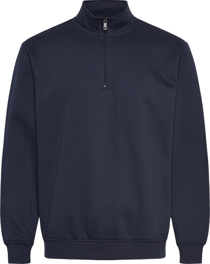 Enkel Studio Crew Neck Half Zip Esvaldemar Navy M