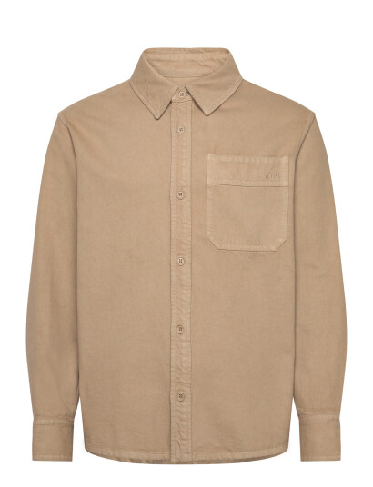 APC Overshirt Basile Brodee Poitrine Beige XL