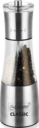 Maestro MR-1628 2-i-1 Salt- og Pepperkvern - Rustfritt Stål