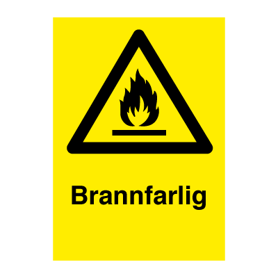 Jo Safety Brannfarlig Plast P A4 297 x 210 mm 6307008PA4