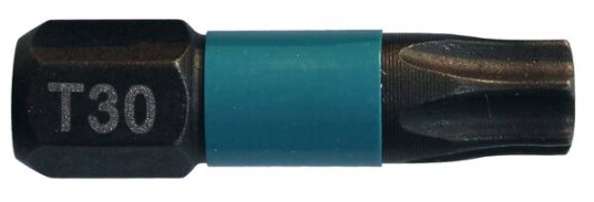 Makita T30 Heksagonal Bits 25mm - 2 Deler til Elektroverktøy