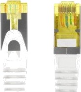 Patchkabel Kat.6A S/Ftp Lszh Hvit 0,5 M