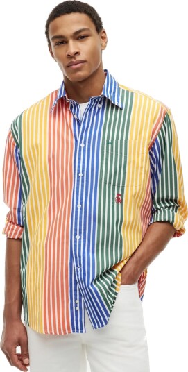 Tommy Hilfiger Prep Icon Stripe Rlx Shirt Multi/patterned XL Tommy Hilfiger Prep Icon Stripe Rlx Shirt Multi/patterned XL