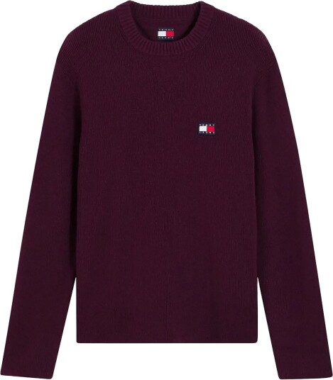 Tommy Jeans Tjm Reg Wool Mix Sweater CALYPSO BERRY XL Tommy Jeans Tjm Reg Wool Mix Sweater CALYPSO BERRY XL