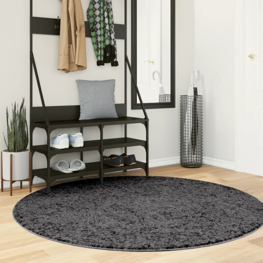  Teppe OVIEDO kort luv antrasitt Ø 160 cm 8721012230811