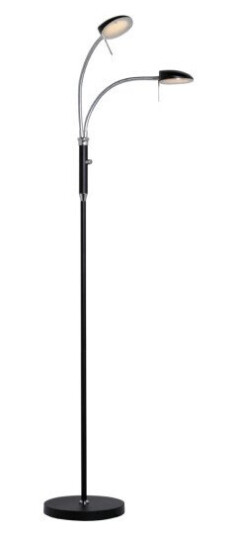 Halo Design - Vegas gulvlampe 7W, 2L, svart Halo Design - Vegas gulvlampe 7W, 2L, svart