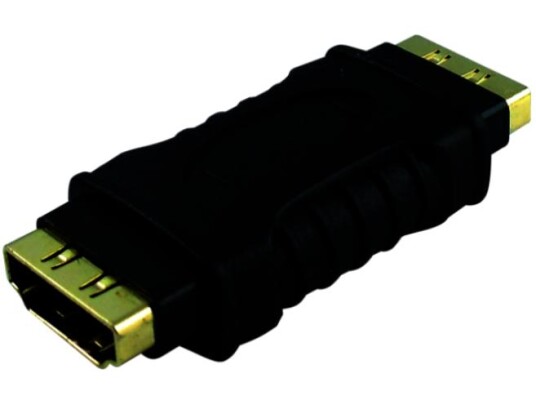 SCHWAIGER HDMI Doppelkupplung Schwarz