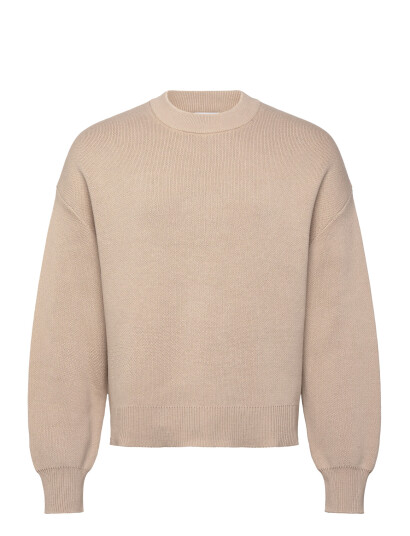 Weekday Relaxed Boxy Knitted Sweater   Cream   XS