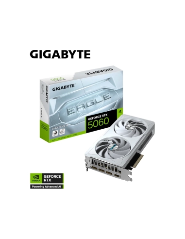 Gigabyte GeForce RTX 5060 EAGLE OC ICE 8GB Grafikkort med GDDR7-minne