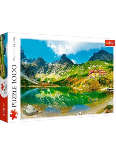 Trefl Puzzle Shelter over the Green Pond Tatras Slovakia 1000 pieces Gulv Trefl Puzzle Shelter over the Green Pond Tatras Slovakia 1000 pieces Gulv