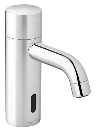 Damixa silhouet touchless washbasin mixer small brass crome Damixa silhouet touchless washbasin mixer small brass crome