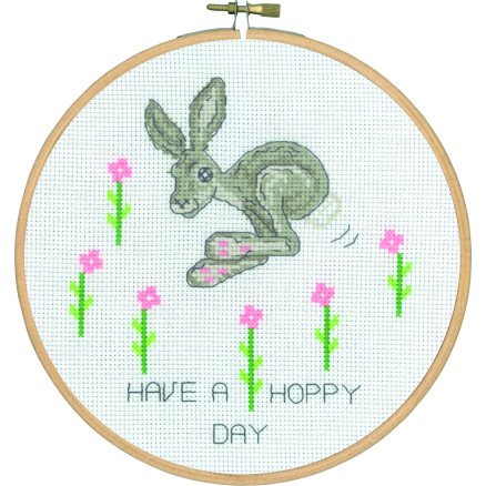 Permin Broderisett Ha en god dag Ø18