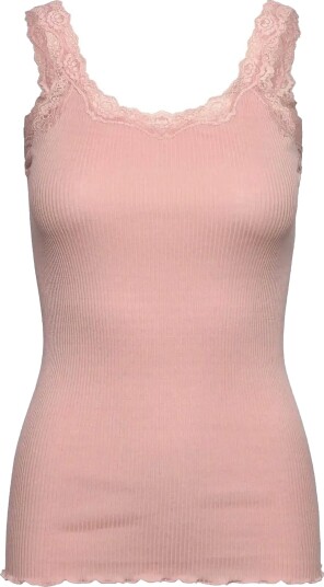 Rosemunde Rwbabette Silk Sl Deep Back Lace Top Pink M