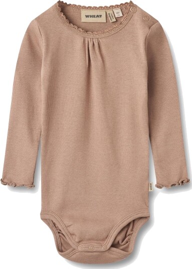 En Fant Body Shirt SS Stripe Eggnog (62 / 3 mnd)