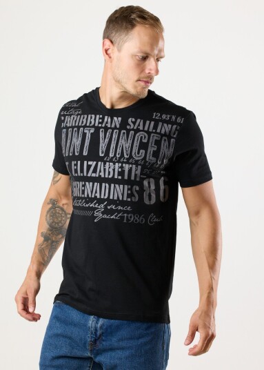 Saint Vincent Grenada Tee Black L T-Shirts