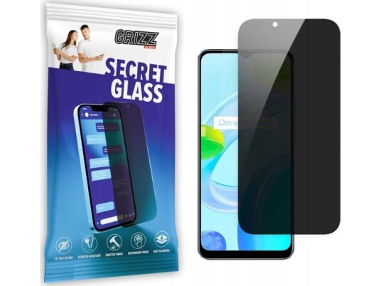 Grizzglass Grizzglass Secretglass Realme C30 Personvernglass