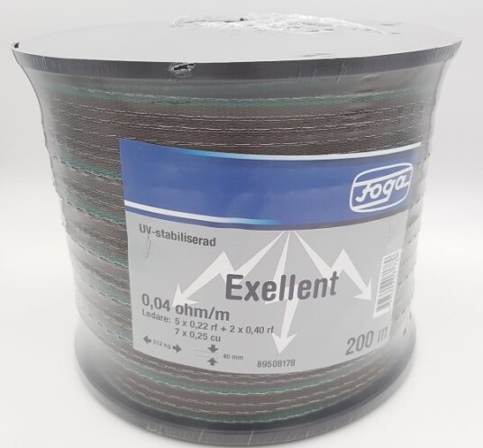 Skjøt Elektrisk tape Utmerket 40mm 200m