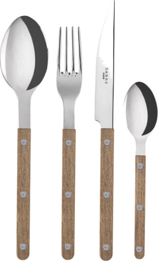 SABRE Paris Bistrot bestikk 24 deler Teak wood