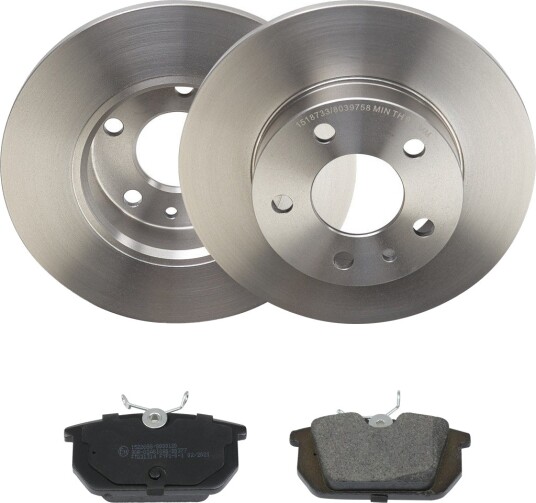 Bremseskiver og klosser RIDEX 3405B2209