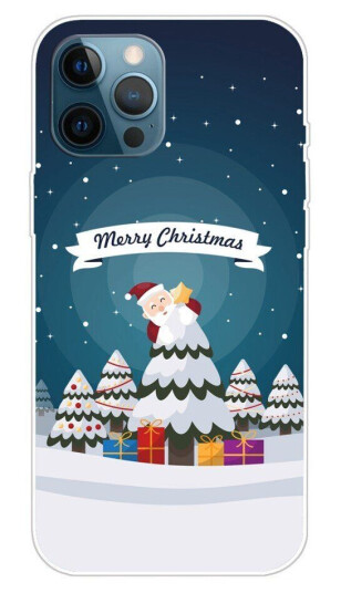 INCOVER iPhone 14 Pro TPU Plast Jul Deksel - Juletre og Gaver