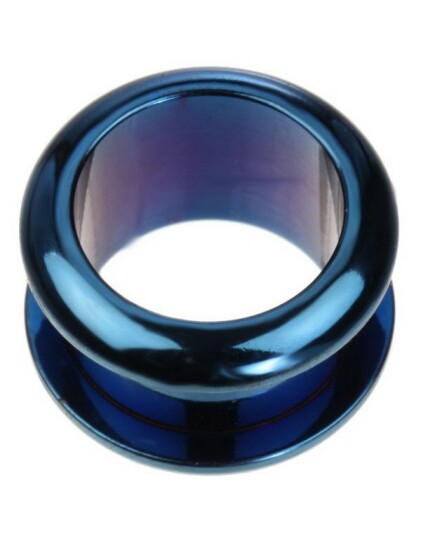 Kamar Piercing Metallic Blue Piercing Tunnel Strl 2 mm