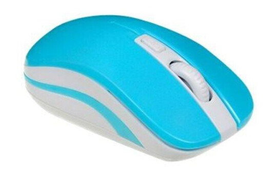 iBOX LORIINI BLUE - mouse - 2.4 GHz - white blue - Mus - Optisk - 3 knapper - Blå iBOX LORIINI BLUE - mouse - 2.4 GHz - white blue - Mus - Optisk - 3 knapper - Blå