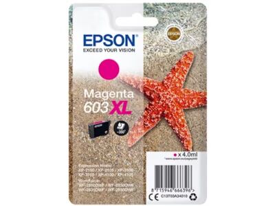 Epson 603XL - XL - magenta - original - ink cartridge - Blekkpatron Rød