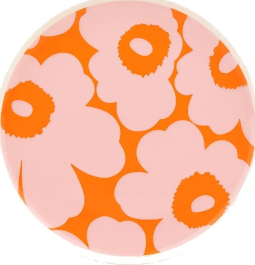 Marimekko Home Unikko Plate 20Cm Orange 20 CM