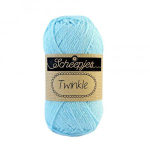 Scheepjes Twinkle Garn Glimmer 919 Baby blå