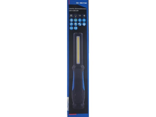King Tony Lommelykt Oppladbar LED COB 6 W