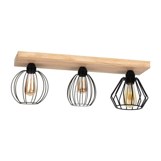 Envostar - Various 3 Taklampe Pine Wood