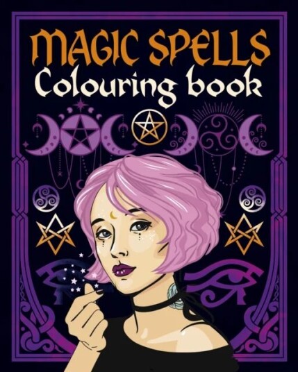 Magic Spells Colouring Book Av Tansy Willow