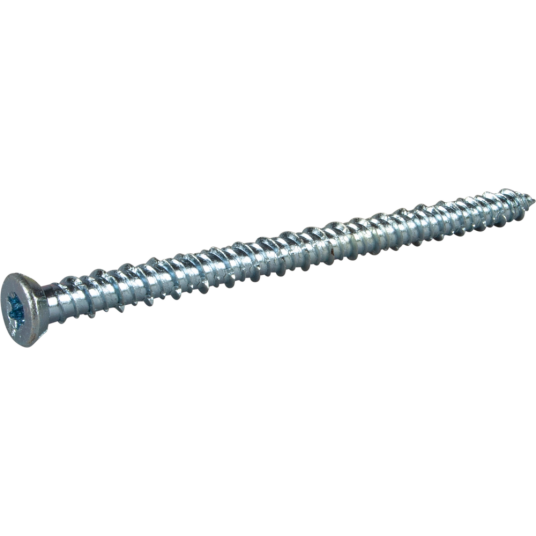 Essve Betongskrue Stål Senkehode Ø: 7.5mm L: 112mm Blankforsinket Ant: 8stk