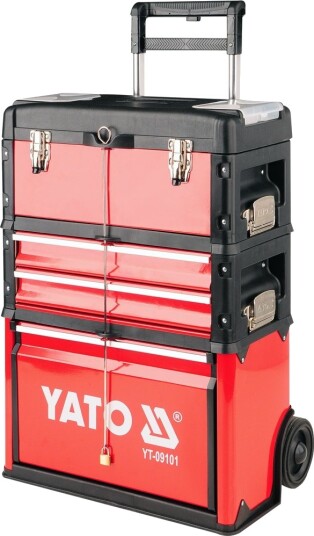 Yato Yt 09101 Verktøykiste Metall Sort Rød 45 Kg 520 Mm 320 Mm Yato Yt 09101 Verktøykiste Metall Sort Rød 45 Kg 520 Mm 320 Mm