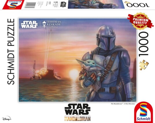 Lucas Film The Mandalorian A New Direction Puslespill 1000 brikker Schmidt