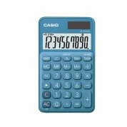 Casio SL-310UC - Lommekalkulator - 10 sifre - solpanel, batteri - blå