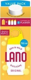 Lano Dusjsåpe Refill Kartong 750 ml