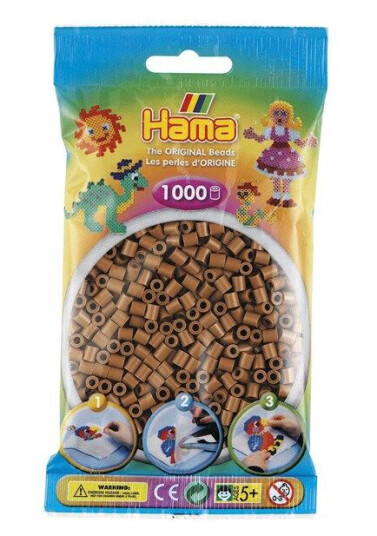 Hama Ironing Beads - Nougat Brun (207-76) 1000pcs. Hama Ironing Beads - Nougat Brun (207-76) 1000pcs.