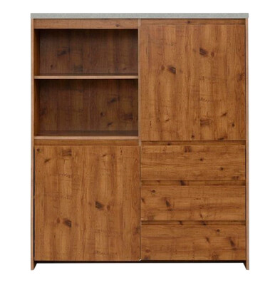 Loft24 Høy skjenk Maribo, 2 dører / 3 skuffer 1743472-01-0