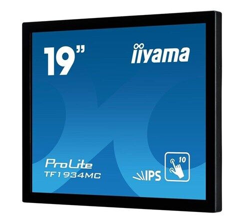 Iiyama ProLite 19" Berøringsskjerm med IPS, SXGA, 1280x1024, Svart