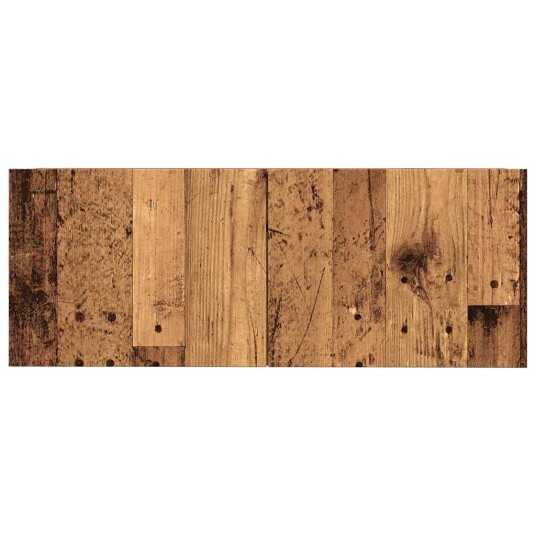  Veggmonterte TV-benker 2 stk gammelt tre 80x30x30 cm 8721158443045
