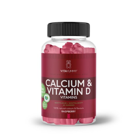 VitaYummy Calcium & Vitamin D 60 stk Kosttilskud VitaYummy Calcium & Vitamin D 60 stk Kosttilskud