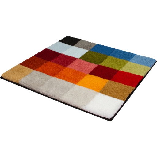 Kleine Wolke Cubetto baderomsmatte, 60x60 cm, flerfarget Kleine Wolke Cubetto baderomsmatte, 60x60 cm, flerfarget