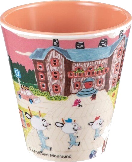 Modern House Bukkene Bruse drikkebeger 30 cl skogens ro rosa Modern House Bukkene Bruse drikkebeger 30 cl skogens ro rosa
