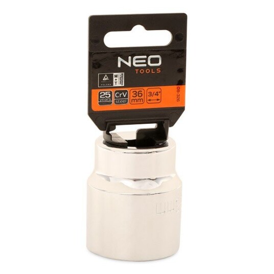 Neo 12-Punkts Bi-Hex Stikkontakt 3/4" 36 mm Håndverktøy