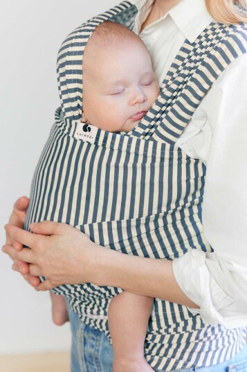Coracor Bæresjal Stripe Indigo
