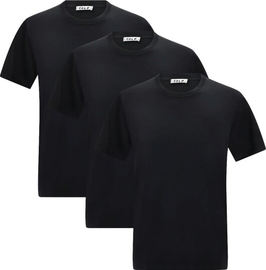 CDLP 3 X Midweight T Shirt Black Black XL