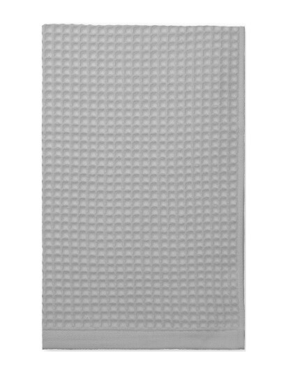 Elvang Waffle Håndklæde Grey LIGHT 50X70CM