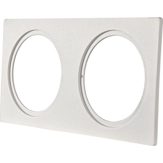 Namron Alfa downlightramme firkant dobbel matt hvit - 3220215