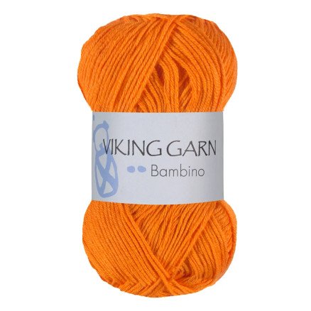 Viking Garn Bambino 454 - Strong Orange